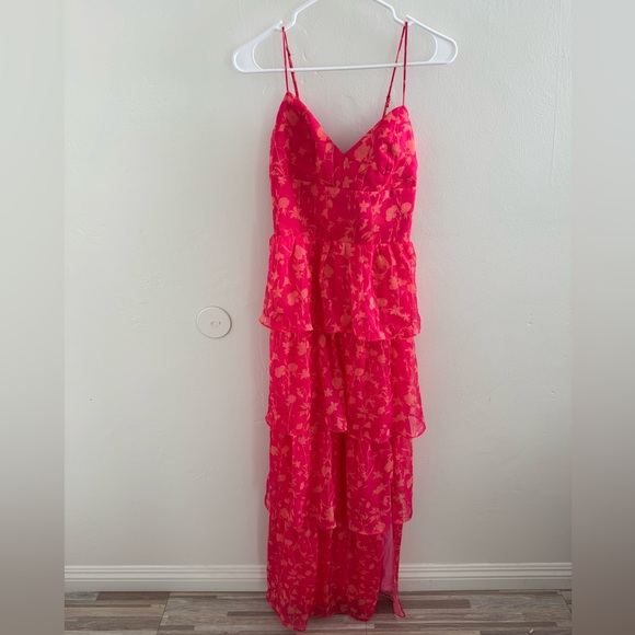 (NEW) REVOLVE Pink Maxi Dress (NWOT) - Picture 4 of 12
